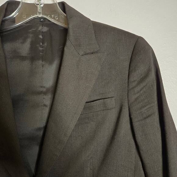 Theory Linen Wool Blazer Size 2 Office Classic Basic Layering Versatile Work - Picture 9 of 13